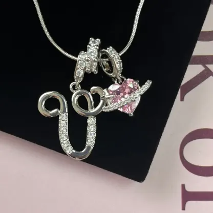 3-Layered Initial Choker Necklace for Women
