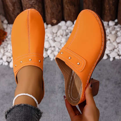 Women's Summer Travel Essentials High Heel Slippers