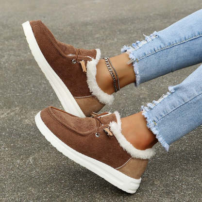 Womens Winter Cozy Comfort Fleece Boots