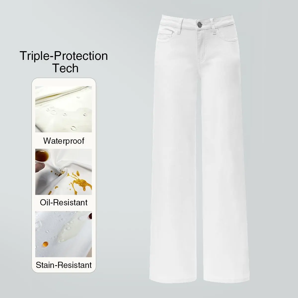 Mid-low Rise Baggy Jeans Stretchy Wide Leg for Women  Lady Basic Minimalist Comfortable Denim Tummy Control Curve Hugging Plus Size Regular Size BBL Spring Fashion Daily Outfits