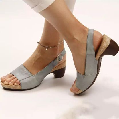 Ladies' solid-color high heels