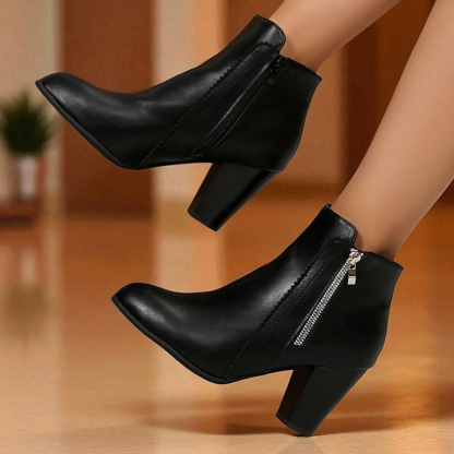 Women's Faux Leather Ankle Boots
