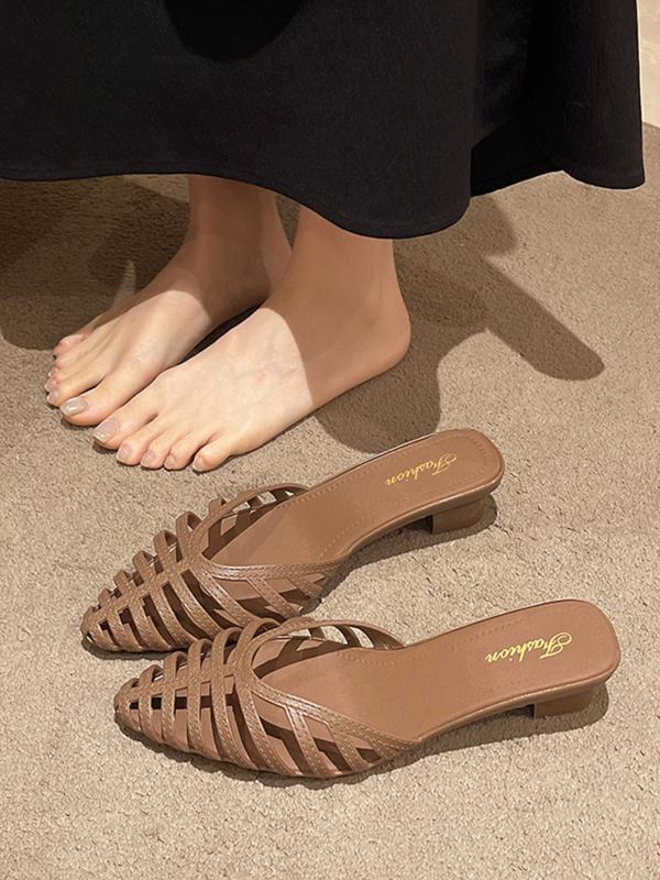 Women's elegant heeled sandals