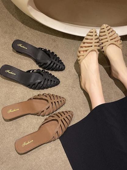 Women's elegant heeled sandals