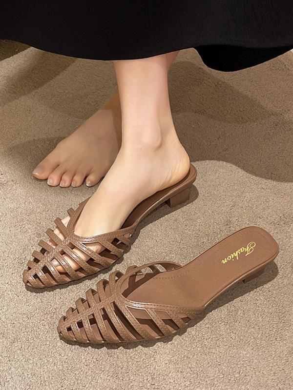 Women's elegant heeled sandals