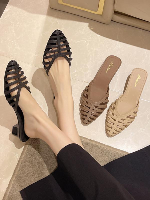 Women's elegant heeled sandals