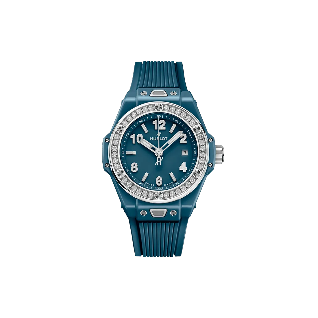 ウブロ HUBLOT ビッグ・バン ワンクリック ペトロールブルーセラミック ダイヤモンド 33mm (2025年モデル)