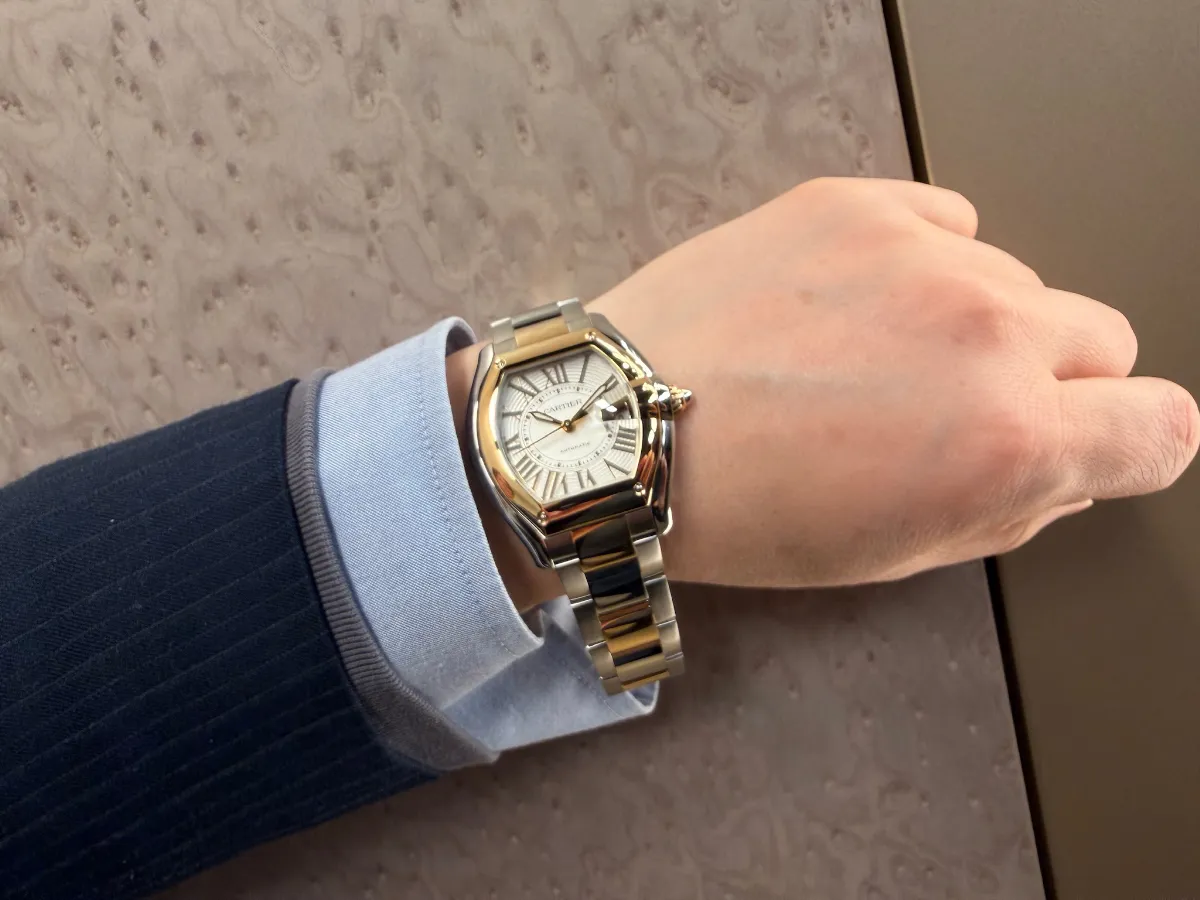 Cartier Roadster Watch 47.2 mm W2RD0010 White Dial Gold and Steel 2026年新作
