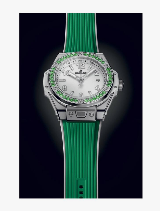 ウブロ HUBLOT ビッグ・バン ワンクリック ジョイフル スチール アップルグリーン 33mm (2025年モデル)