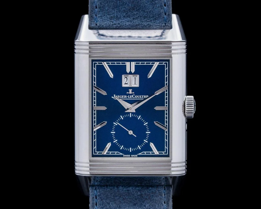 ジャガー・ルクルト レベルソ Q714845J Reverso Tribute Geographic SS Blue Dial 2025年新作