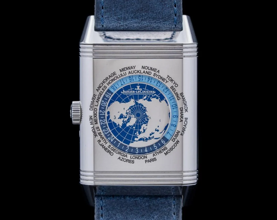 ジャガー・ルクルト レベルソ Q714845J Reverso Tribute Geographic SS Blue Dial 2025年新作