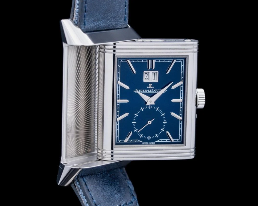 ジャガー・ルクルト レベルソ Q714845J Reverso Tribute Geographic SS Blue Dial 2025年新作
