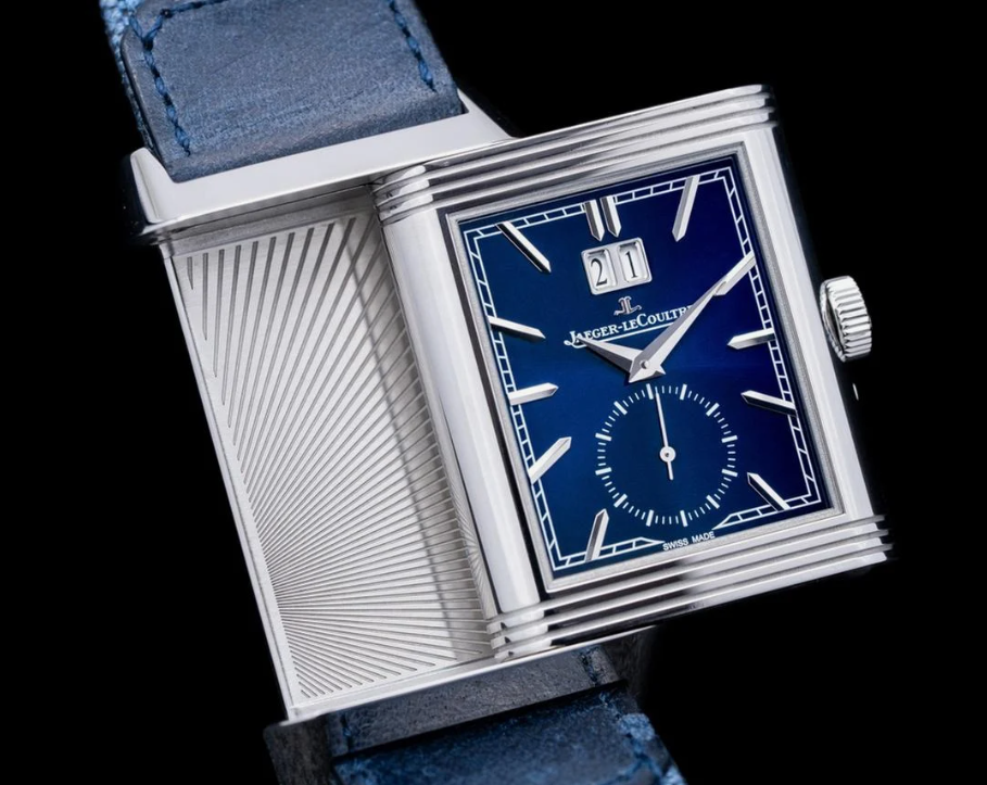 ジャガー・ルクルト レベルソ Q714845J Reverso Tribute Geographic SS Blue Dial 2025年新作