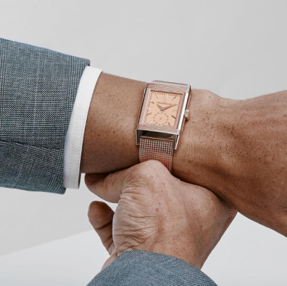 ジャガー・ルクルト レベルソ Reverso Tribute Q713216J Monoface Small Seconds Rose Gold Grained Rose Gold Dial 2025年新作