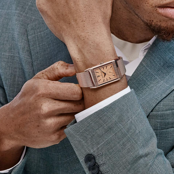 ジャガー・ルクルト レベルソ Reverso Tribute Q713216J Monoface Small Seconds Rose Gold Grained Rose Gold Dial 2025年新作