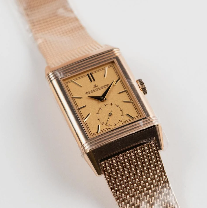 ジャガー・ルクルト レベルソ Reverso Tribute Q713216J Monoface Small Seconds Rose Gold Grained Rose Gold Dial 2025年新作