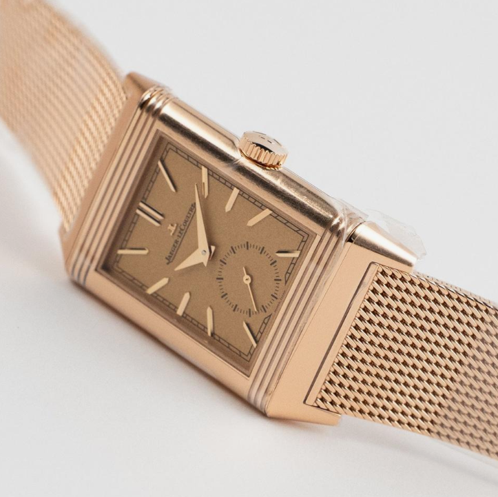 ジャガー・ルクルト レベルソ Reverso Tribute Q713216J Monoface Small Seconds Rose Gold Grained Rose Gold Dial 2025年新作