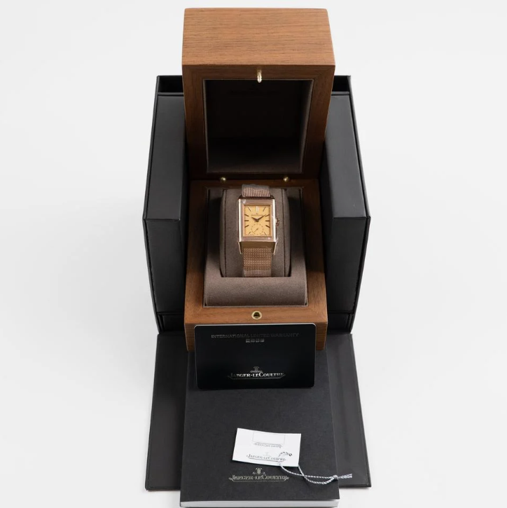 ジャガー・ルクルト レベルソ Reverso Tribute Q713216J Monoface Small Seconds Rose Gold Grained Rose Gold Dial 2025年新作