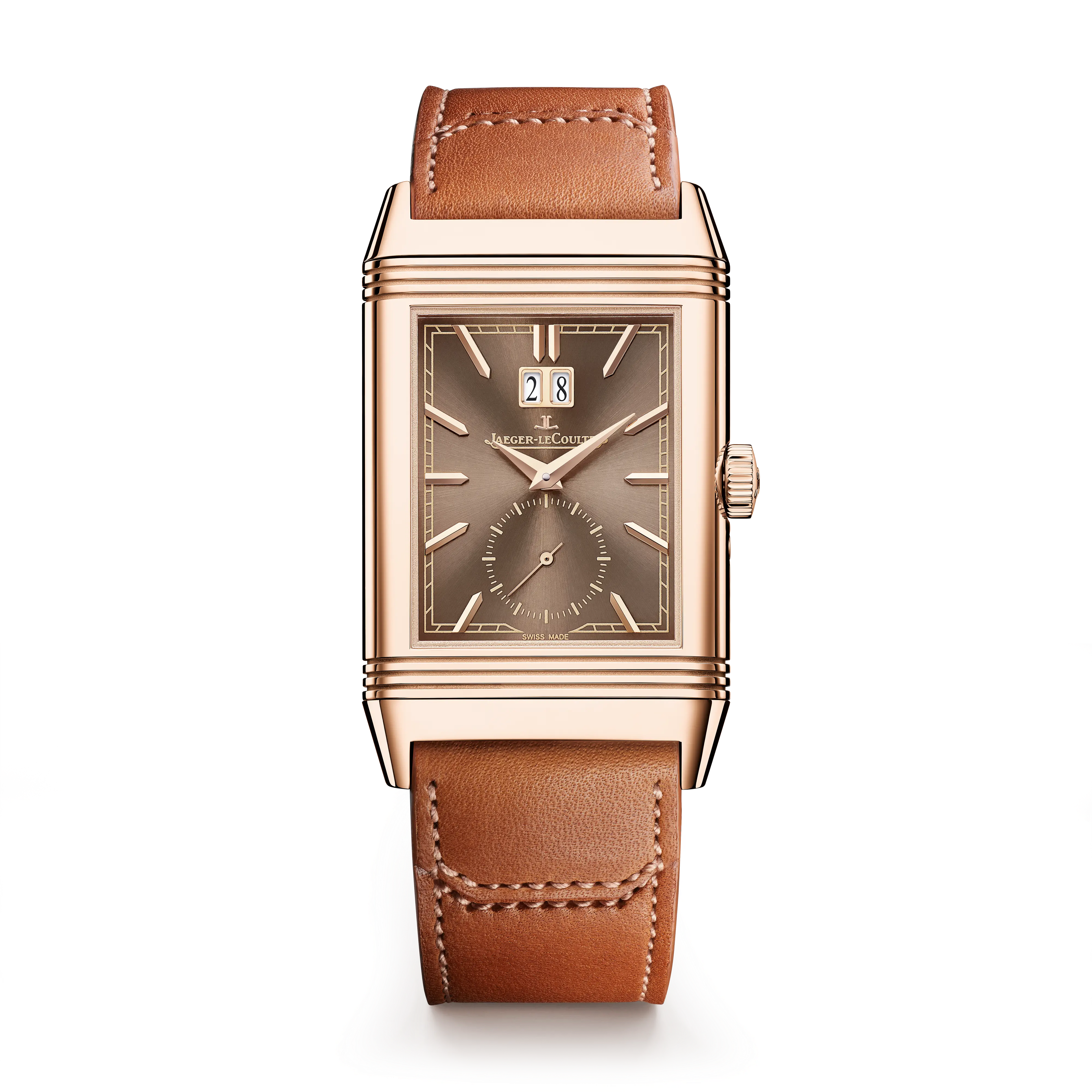 Reverso Tribute Geographic  Rose Gold Brown Q714256J 216.2.D8 2025年新作