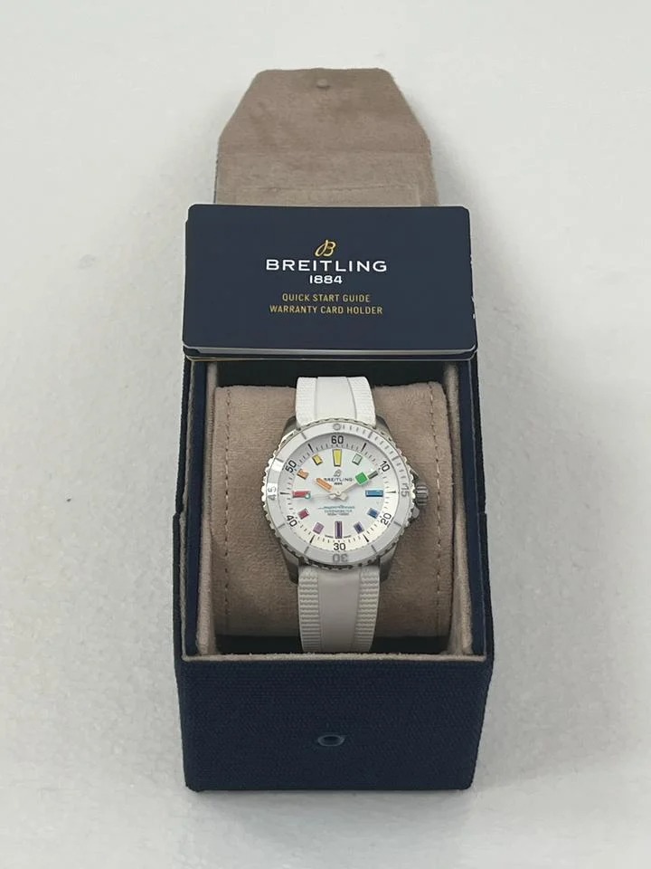 ブライトリング スーパーオーシャン 42 Superocean New 2026 Rainbow 42mm Steel White Dial A17375A61A1S1 Limited Edition 150 Pieces