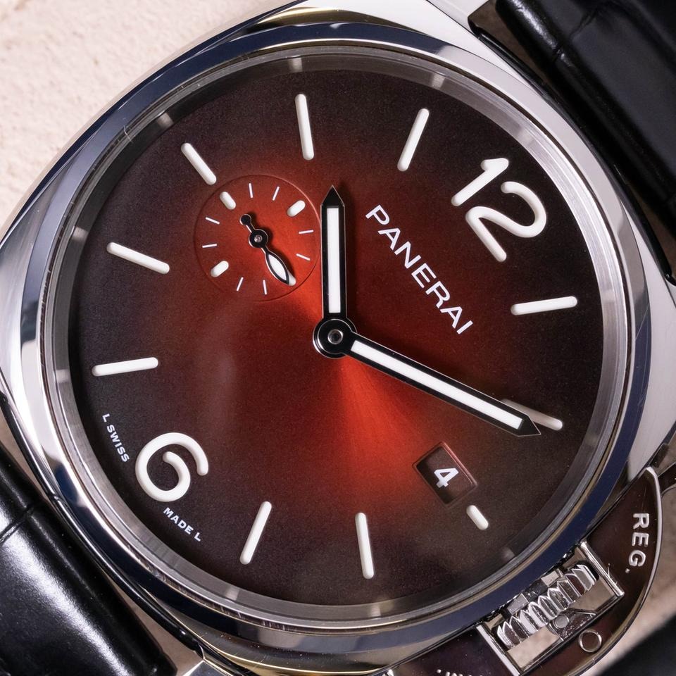 パネライ ルミノール ドゥエ Luminor Due Bordeaux Dial Stainless-Steel PAM 01424 42mm