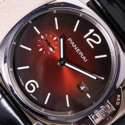 パネライ ルミノール ドゥエ Luminor Due Bordeaux Dial Stainless-Steel PAM 01424 42mm