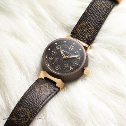 ルイ・ヴィトン タンブール MM モノグラム QA138Z 34 × 34 mm