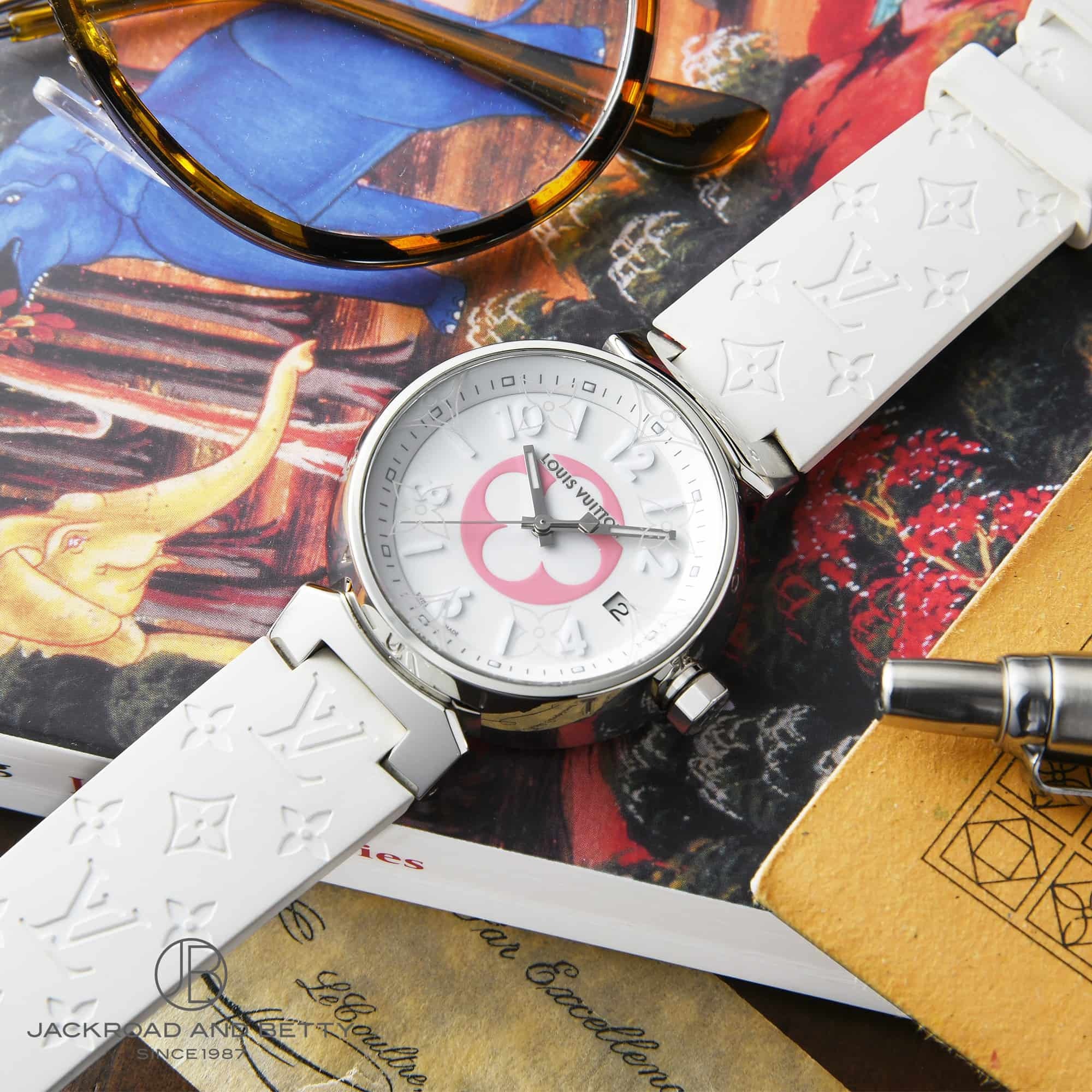 日本限定モデル ルイ・ヴィトン タンブール QA008Z 34 mm