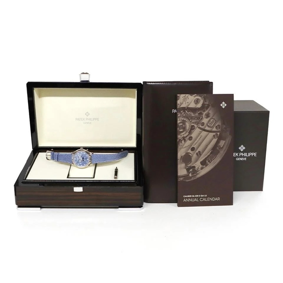 パテック フィリップ アニュアルカレンダー (2026 New) Complications Annual Calendar Moon Phases White Gold Denim 4946G-001 38mm