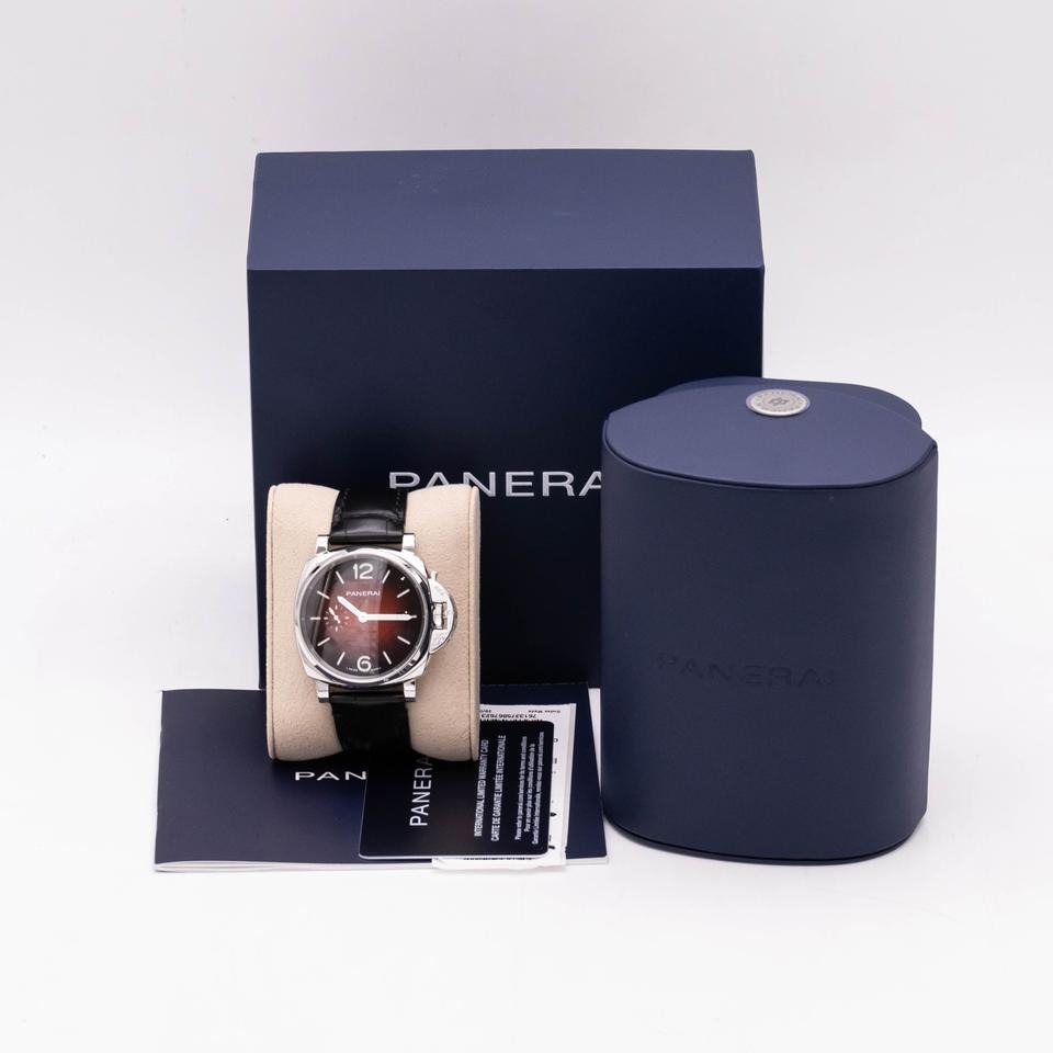 パネライ ルミノール ドゥエ Luminor Due Bordeaux Dial Stainless-Steel PAM 01424 42mm
