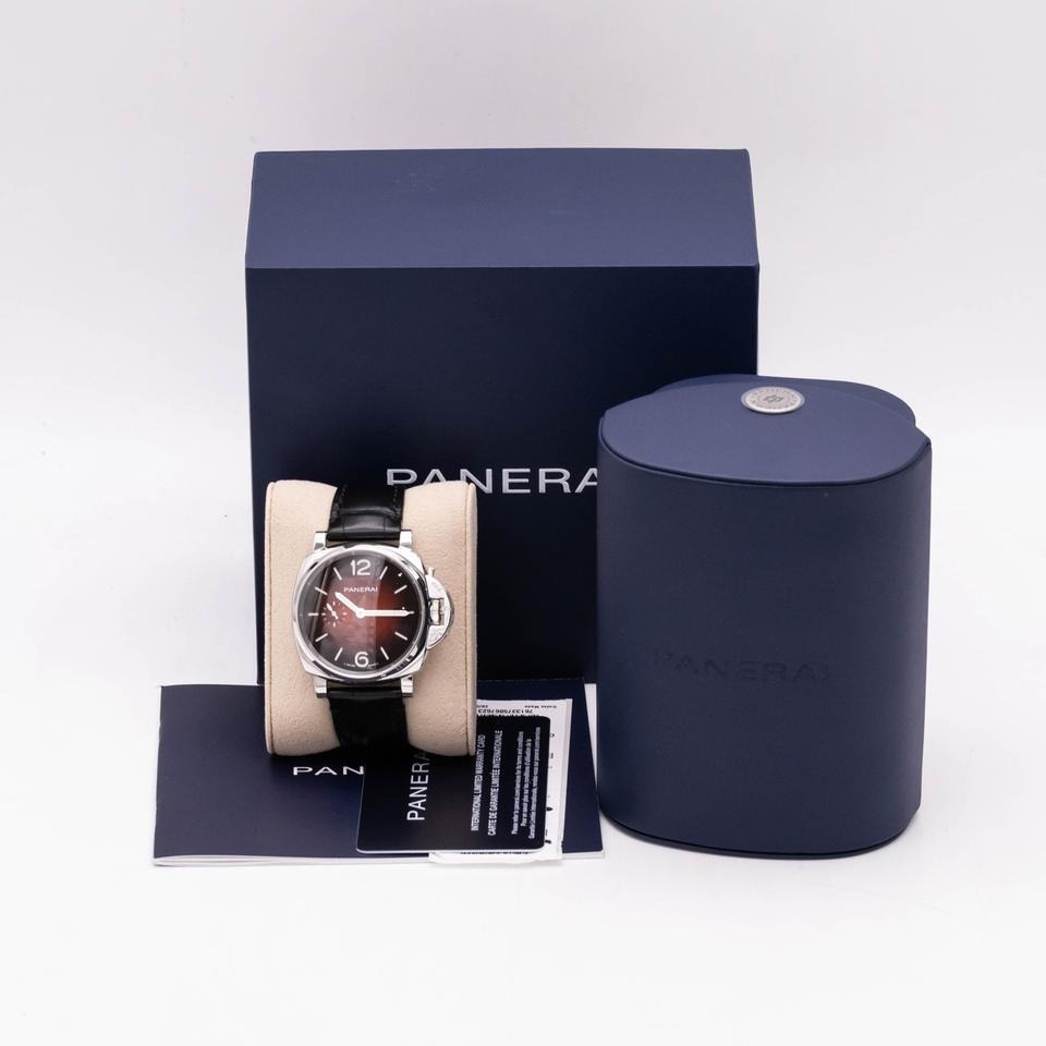 パネライ ルミノール ドゥエ Luminor Due Bordeaux Dial Stainless-Steel PAM 01424 42mm