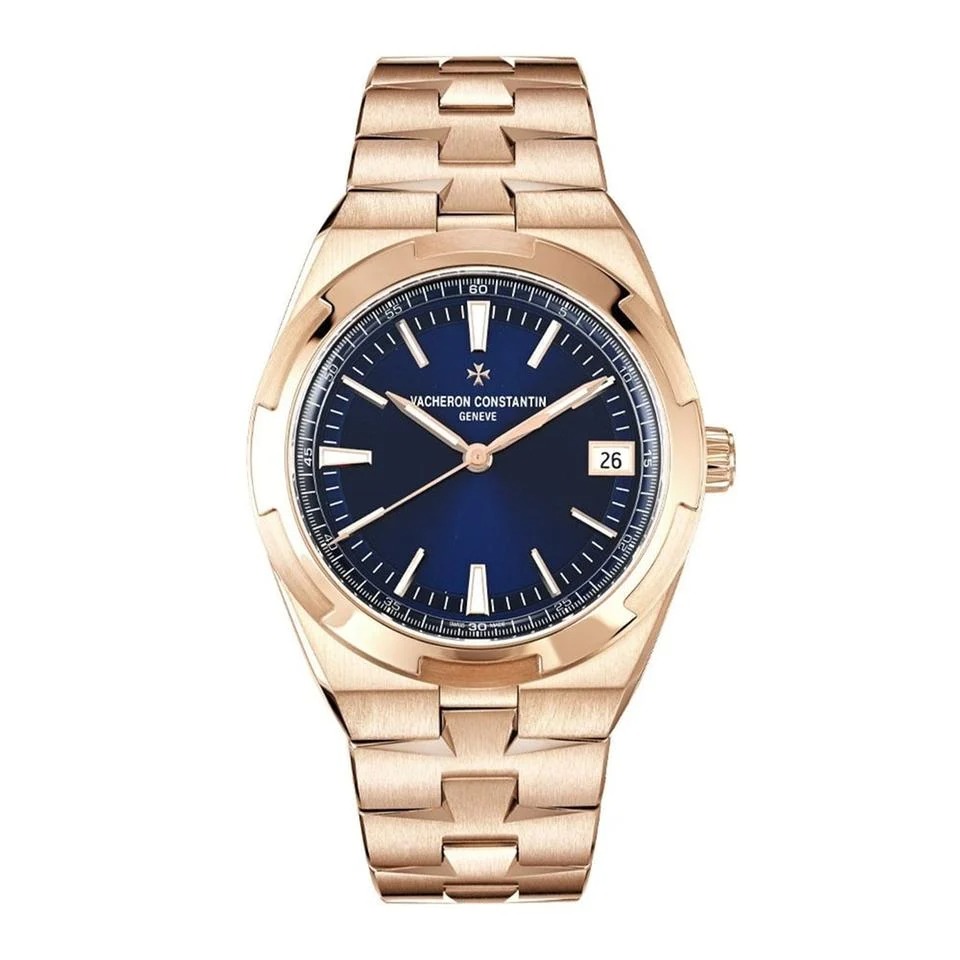 ヴァシュロン・コンスタンタン  Overseas 4520V/210R-B705 18K Rose Gold Sunburst Blue Index Dial 41 mm