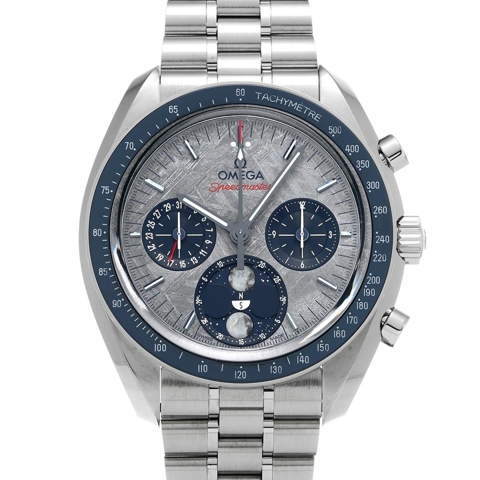 OMEGA Speedmaster Moon Phase Meteorite Co-axial Master Chronometer 304.30.43.52.06.001 43 mm