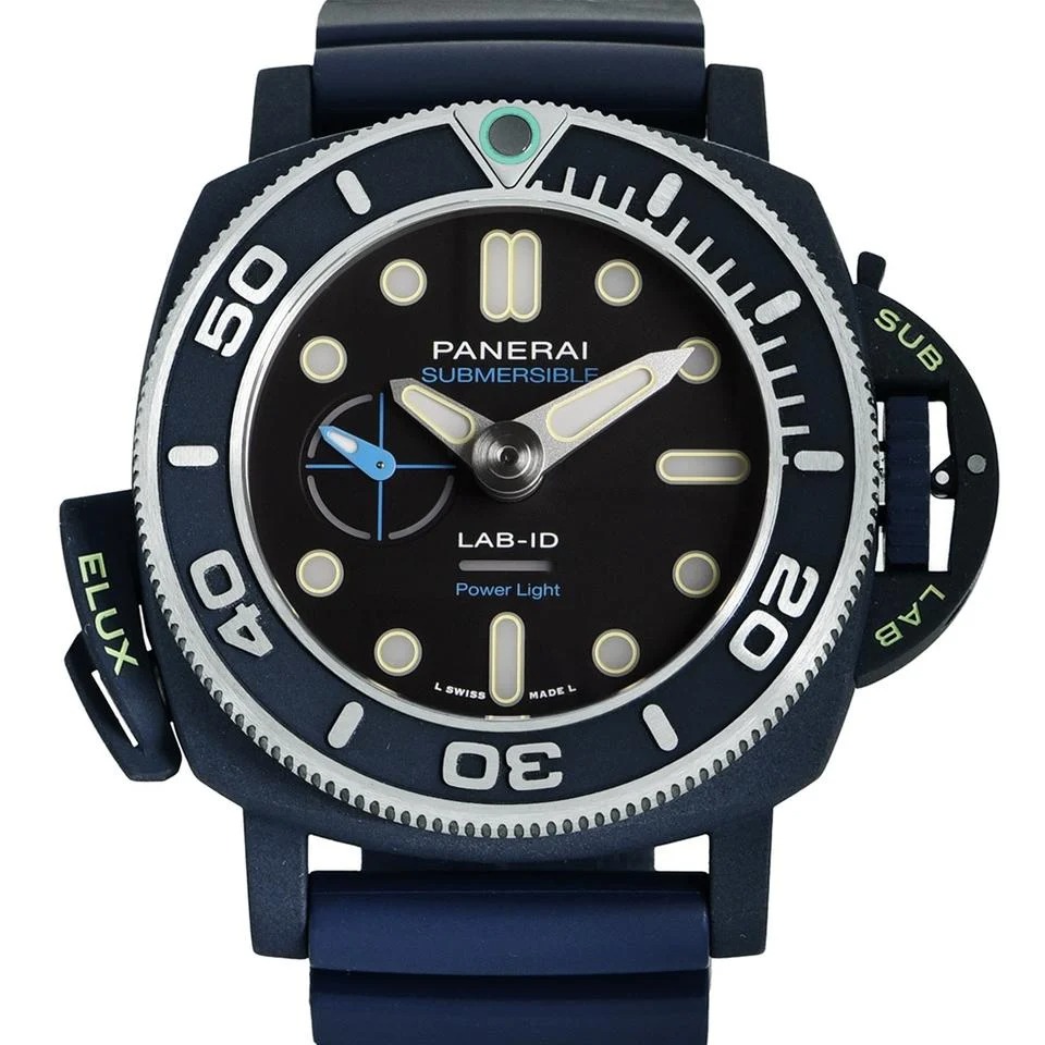 パネライ Submersible Elux Lab-ID 49mm Ti-Ceramitech PAM01800 
