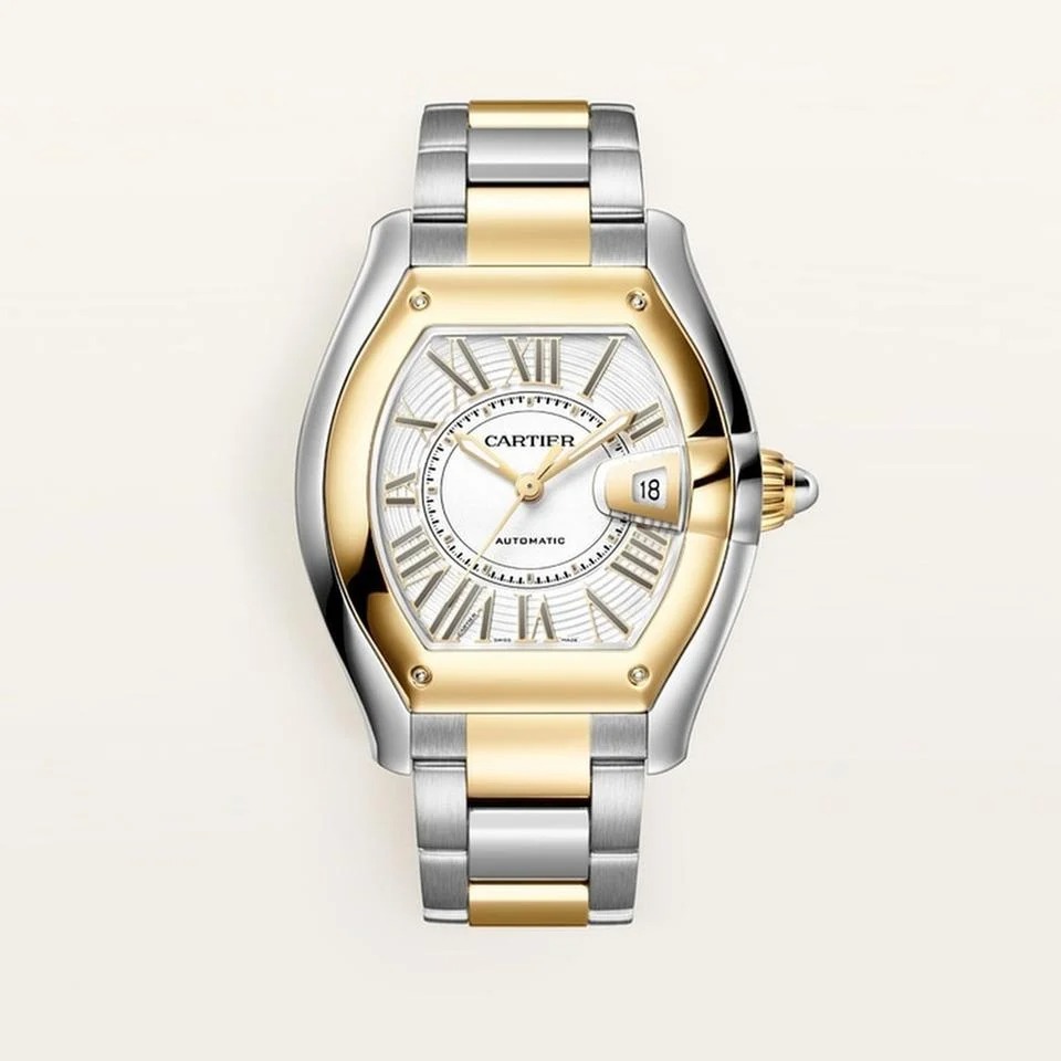 Cartier Roadster Watch 47.2 mm W2RD0010 White Dial Gold and Steel 2026年新作