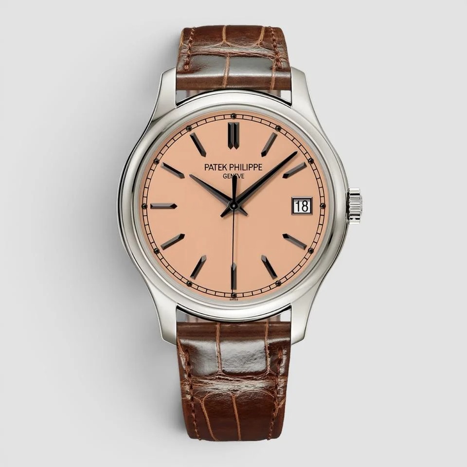 パテック フィリップ  Calatrava New 2026 White Gold 39mm Salmon Dial 5227G-015 Brand 
