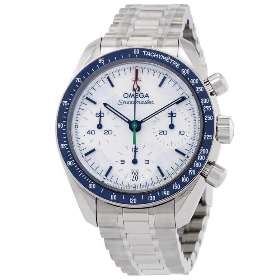 オメガ スピードマスター Speedmaster "Milano Cortina" S.E. 38MM White Dial Steel Bracelet 