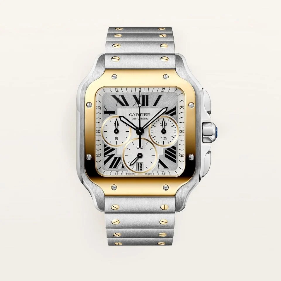 カルティエ サントス 2026NEW RELEASE Santos 47.5 mm 18K Yellow Gold & Steel W2SA0035