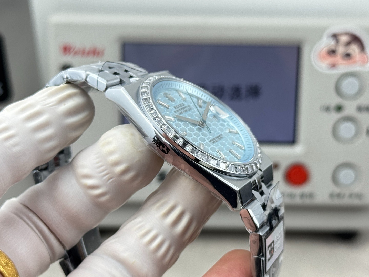 2025新作モデル ランドドゥエラー オイスター、40 mm、プラチナ、ダイヤモンド  127386TBR-0001