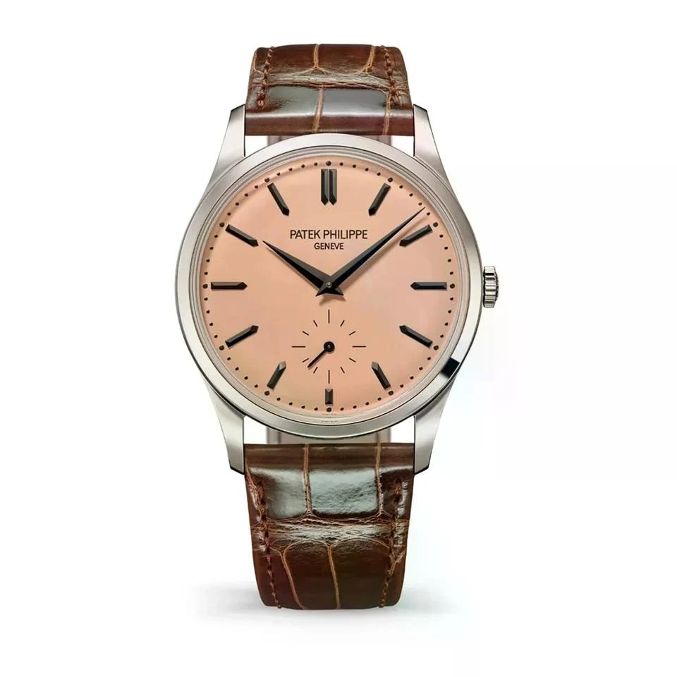 パテック フィリップ カラトラバ New 2025 Release 6196P Calatrava Salmon Dial Platinum 38mm
