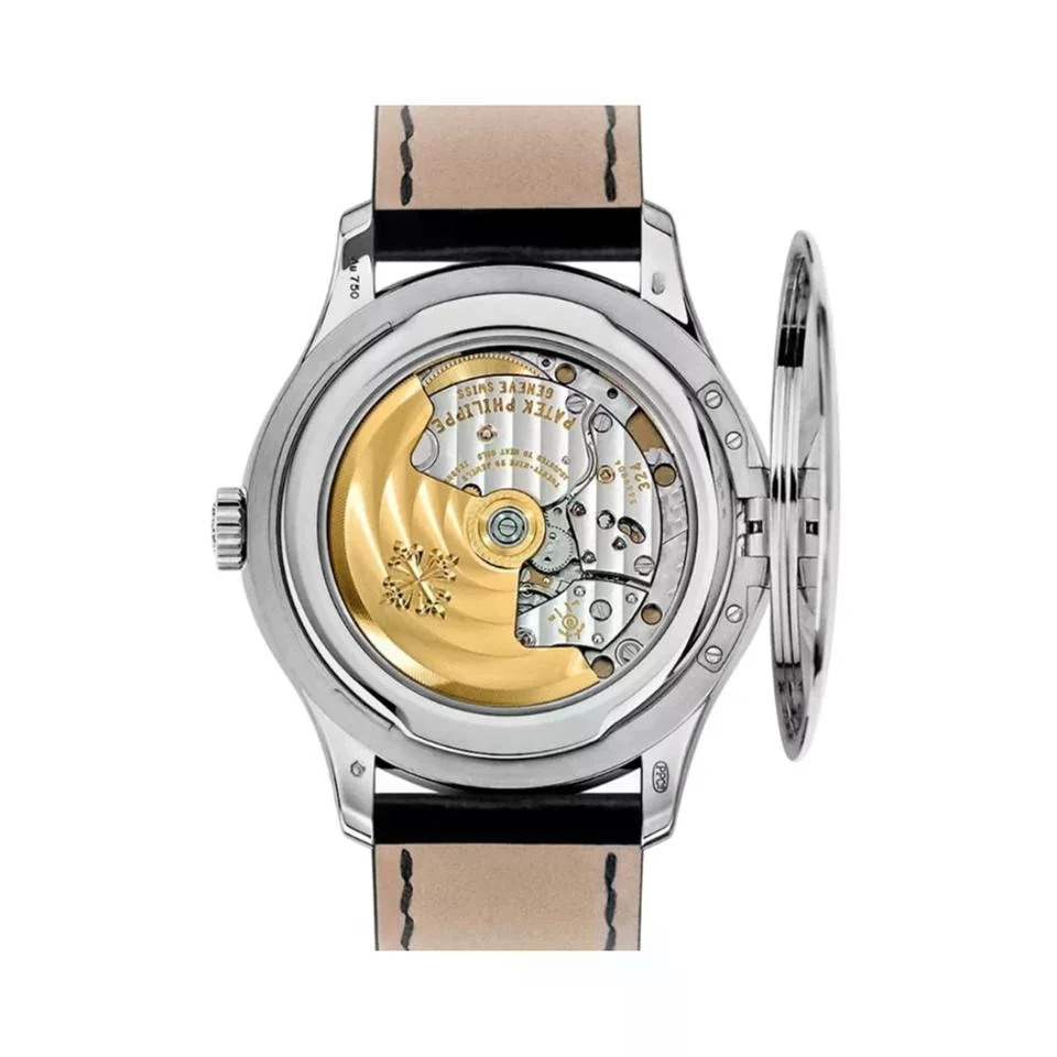 パテック フィリップ Automatic Complication moon phase 4946R-001 Wristwatch K18 Pink Gold Leather Brown  2025 NEW 38mm