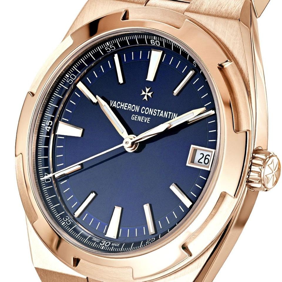 ヴァシュロン・コンスタンタン  Overseas 4520V/210R-B705 18K Rose Gold Sunburst Blue Index Dial 41 mm