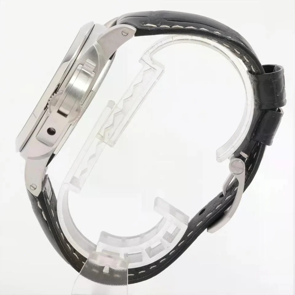 パネライ ルミノールマリーナ 44mm PAM03314 SS SS×革 AT ホワイト文字盤