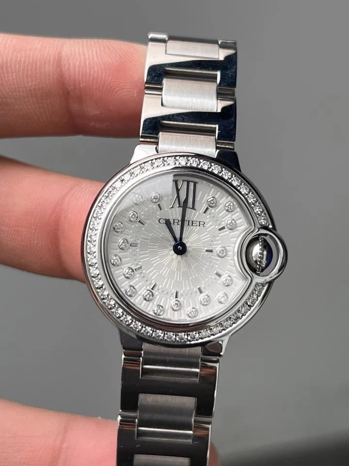 カルティエ ブルーバルーン W4BB0034 クォーツ ステンレススチール 28mm 