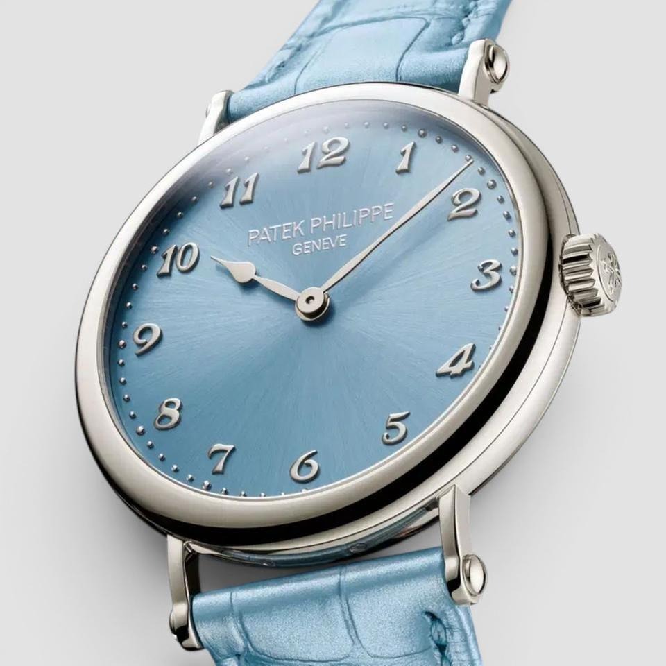 Patek Philippe Calatrava 2026 New Release 7200/50G-012 White Gold Ice Blue Dial 34.6mm