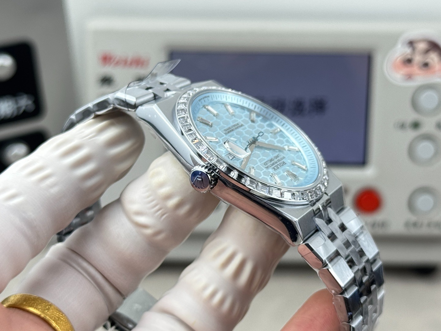 2025新作モデル ランドドゥエラー オイスター、40 mm、プラチナ、ダイヤモンド  127386TBR-0001