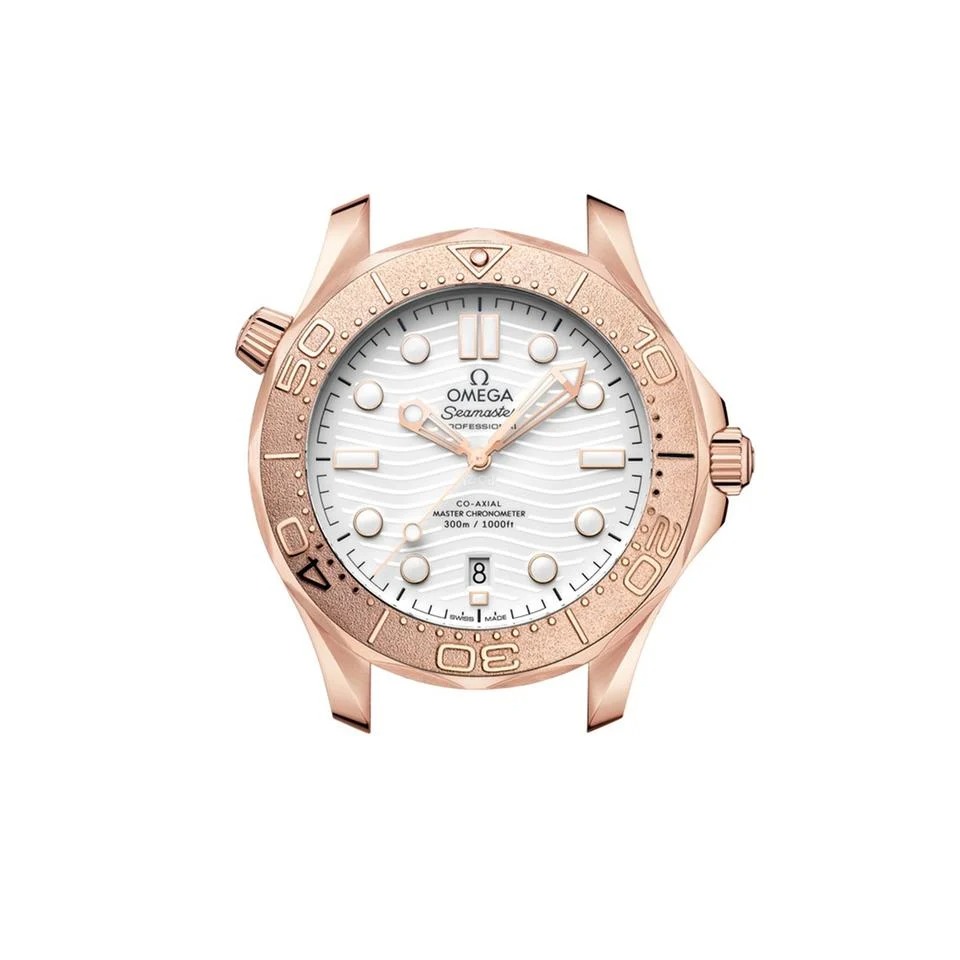オメガ シーマスター ダイバー 300 M 42mm Sedna Gold on Rubber Strap - 210.52.42.20.04.001
