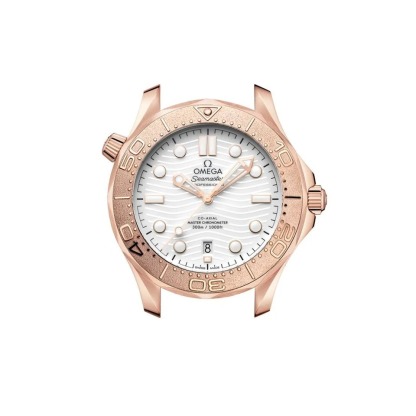 オメガ シーマスター ダイバー 300 M 42mm Sedna Gold on Rubber Strap - 210.52.42.20.04.001