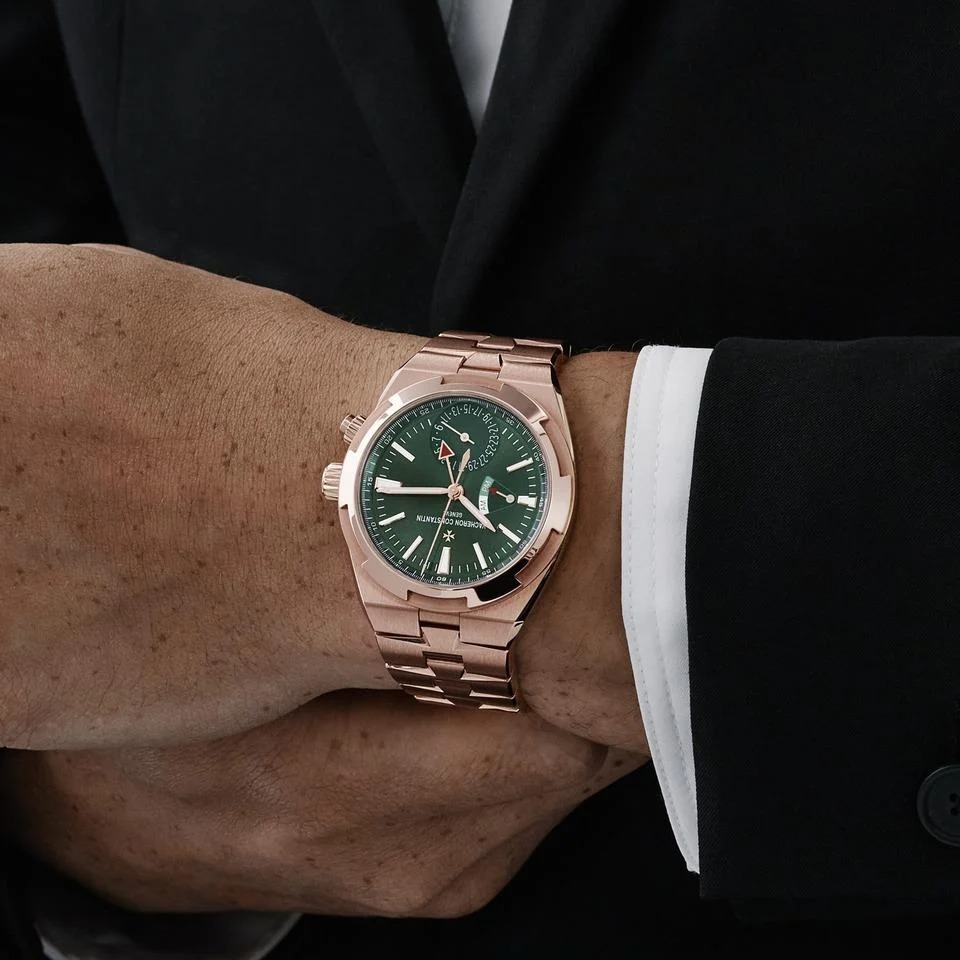 VACHERON CONSTANTIN Overseas Dual Time 7920V/210R-B965 Rose Gold Green Dial (2024) 41mm