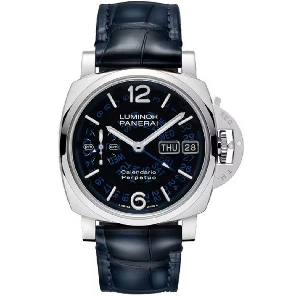 パネライ ルミノール GMT オートマチック Luminor Perpetual Calendar GMT Platinumtech 44mm Automatic Mens Watch PAM01575 2025New